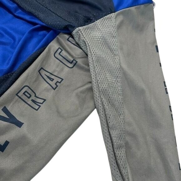 Fly Racing Kinetic Youth Large Blue & Gray Jersey 100% Polyester Long Sleeve Lig - Picture 5 of 7
